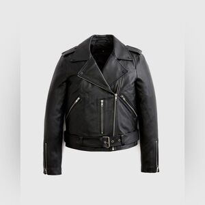 Quince Black Moto Jacket in M